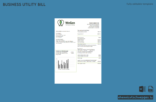 Beispielrechnung von WeGen Energy Philippines